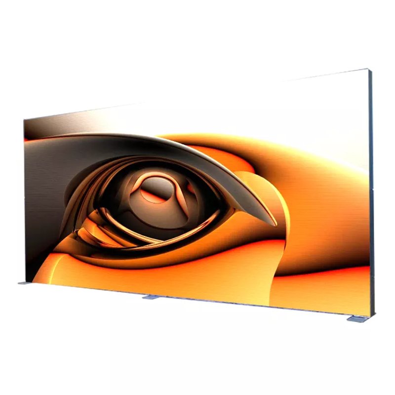 Wholesale Price Super Size Floor Stand Exhibition Advertising Billboard Tension Fabric Double Sized UV Printed Sign