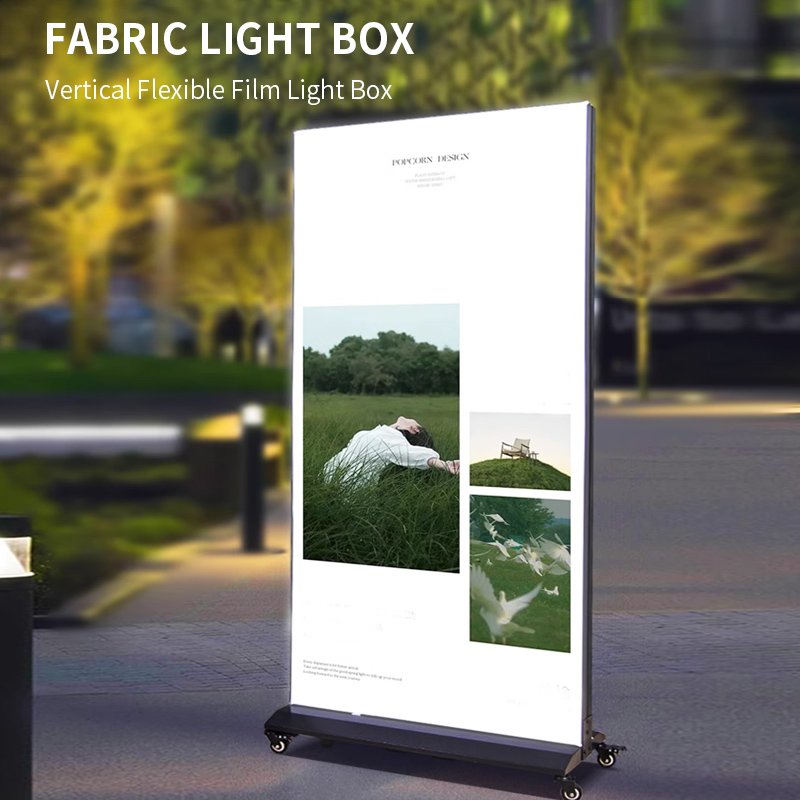 Slim Fabric LED Light Box Sign For Business Advertise Display Light Box Led Menu Board Illuminate Equipment Lightbox Display