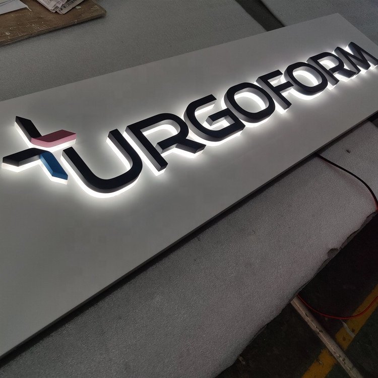 Custom outdoor and indoor 3d letter sign advertising led luminous word sign