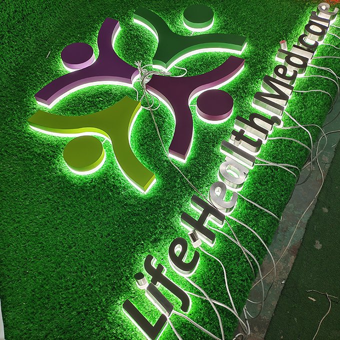 Customized 3d Led Channel Letters Outdoor Store Signage 3d illuminute Acrylic Logo Custom Sign 3d channel led sign for business