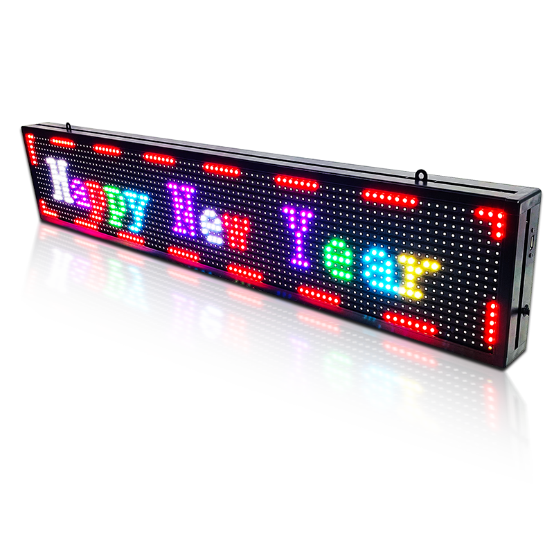 Moving message board sign P5 super thin Wi-fi Scrolling LED Sign Message Board for Business Working with Smartphone and Tablet P