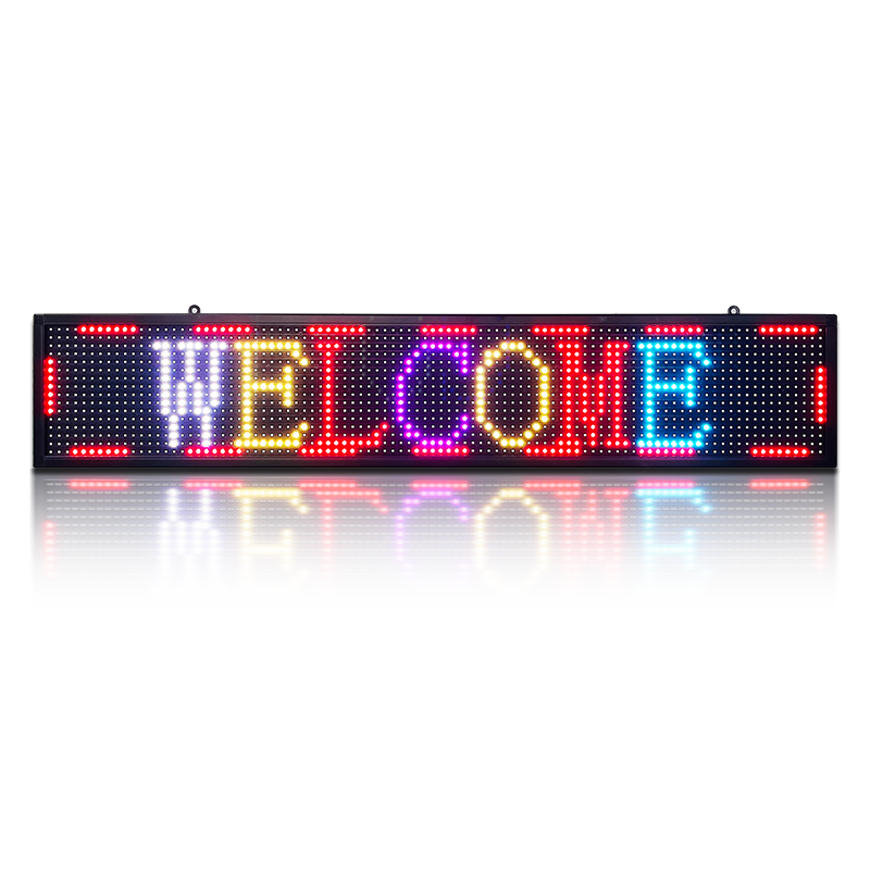 Moving message board sign P5 super thin Wi-fi Scrolling LED Sign Message Board for Business Working with Smartphone and Tablet P