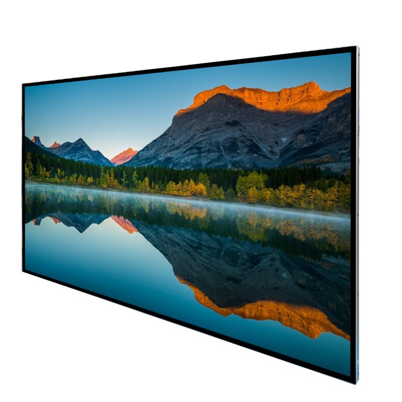 4K HD Wall mounted Menu Digital Display 43 inch hanging digital panel display LCD menu board