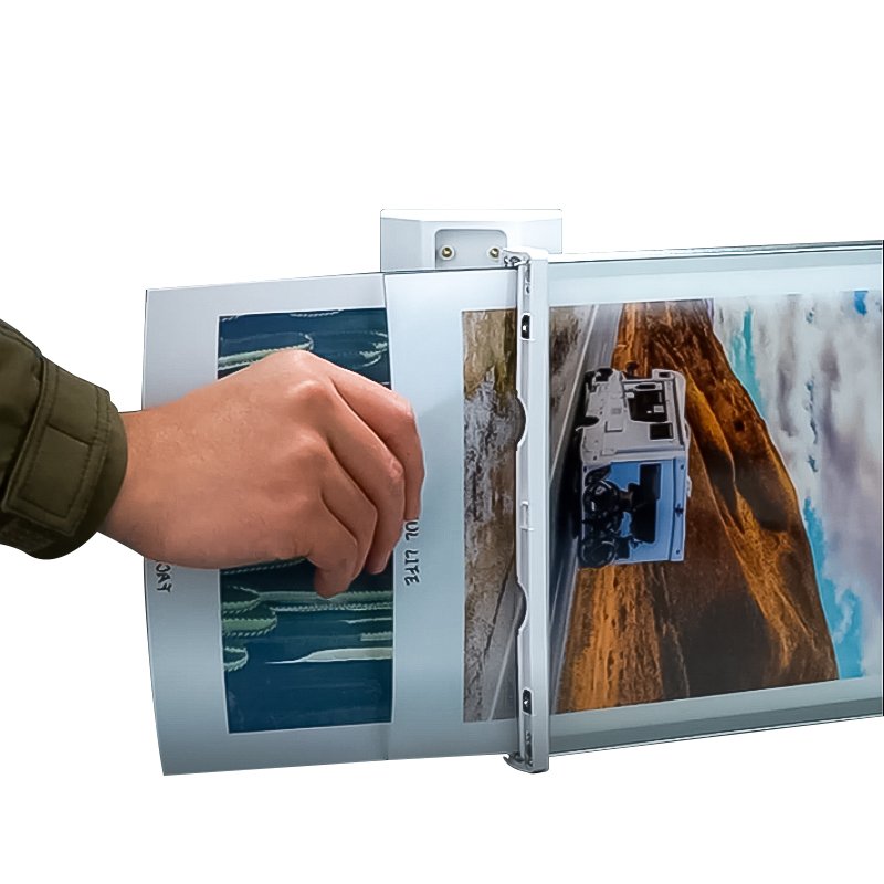 led light box sign battery powered desktop menu board rechargeable a4 led advertising light box