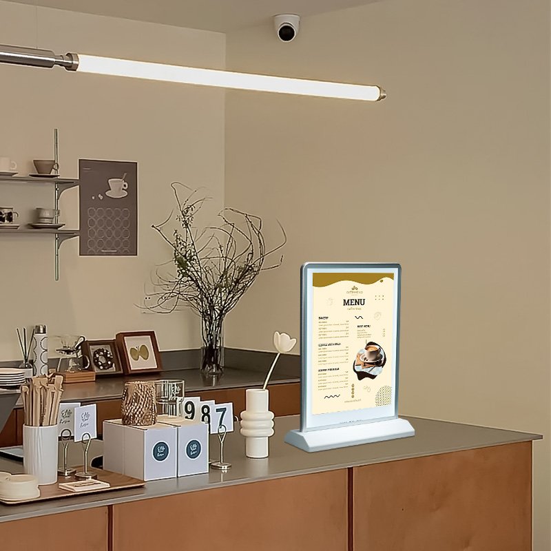 led light box sign battery powered desktop menu board rechargeable a4 led advertising light box
