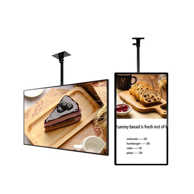 Factory Cheap Price Restaurant Wall LCD Panel 8mm TFT Screen 32inch LCD Advertising Display Digital Signage Menu Board
