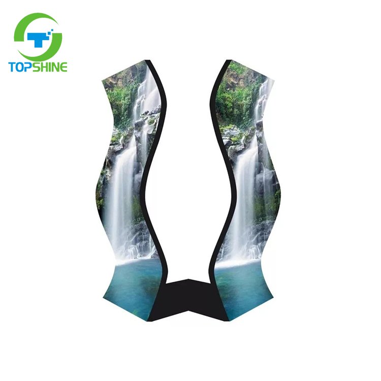 P1.25/1.5/1.86/2/2.5/3/4 flexible indoor digital display quick installation customized led video wall curved soft P3 LED screen