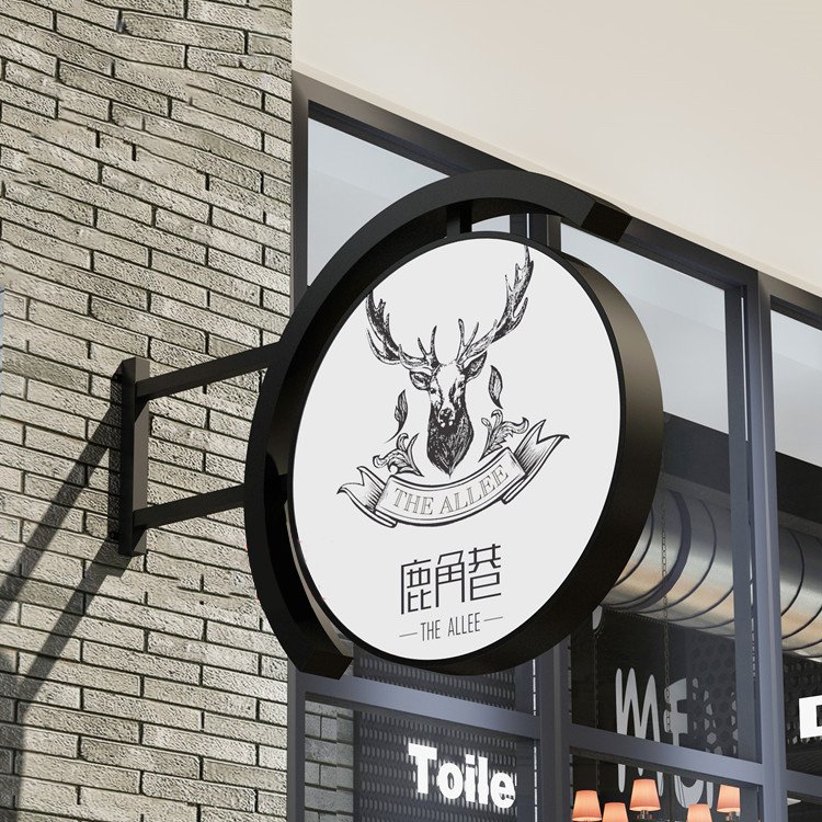Kexian Custom Acrylic Double Sided Outdoor Light Boxes Advertising Name Boards for Shop Light Box