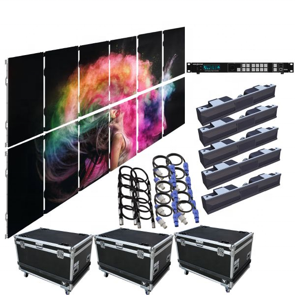 P3.91 led board display outdoor rental with 500*500mm led panels