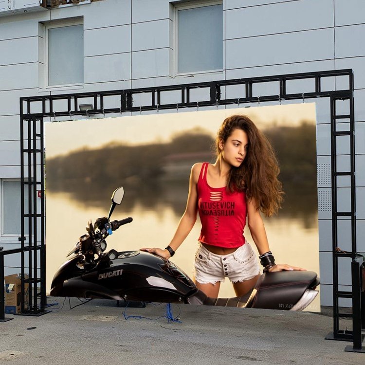 P3.91 led board display outdoor rental with 500*500mm led panels