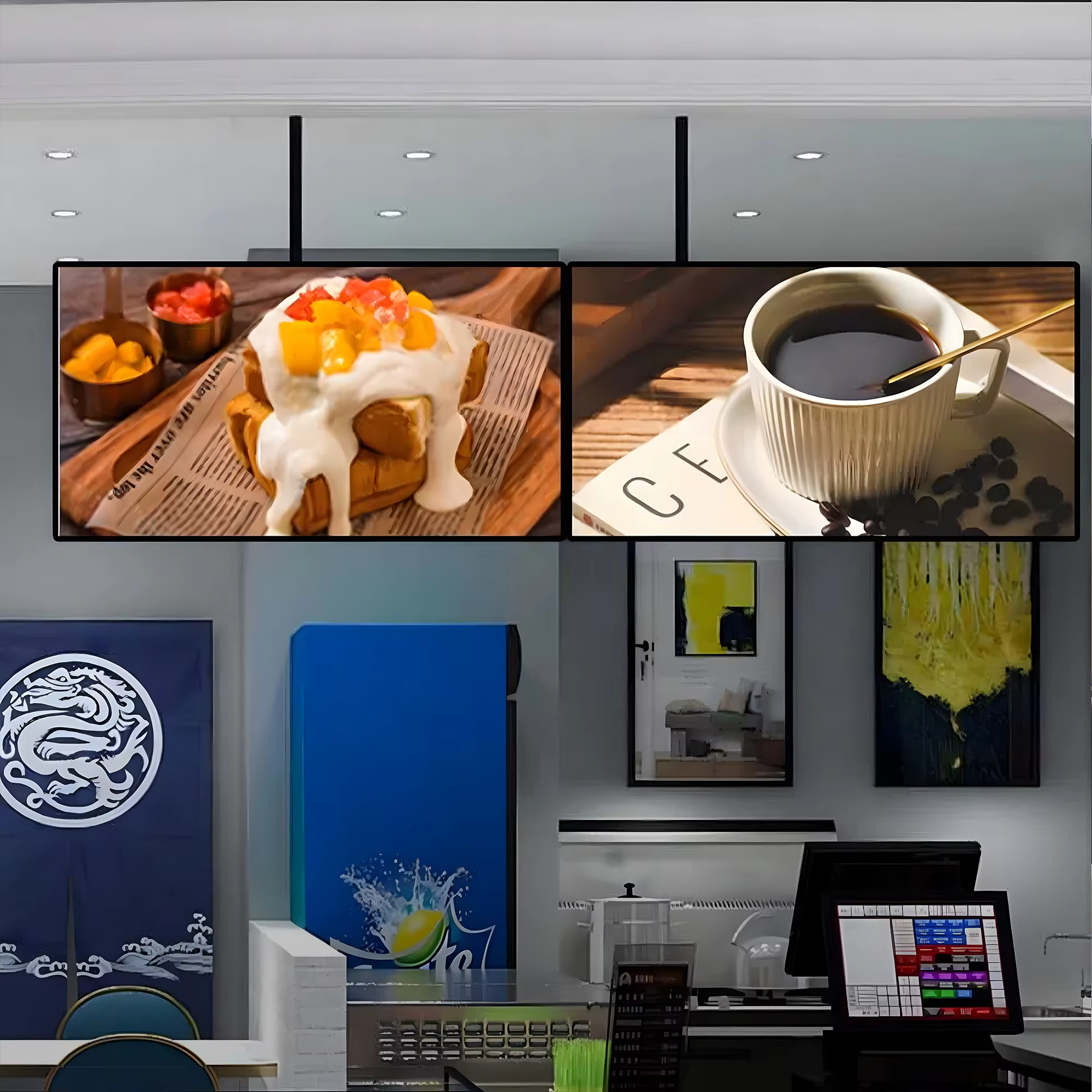 Poster frame led menu light box restaurant led ultra-thin menu board aluminum frame advertising light box