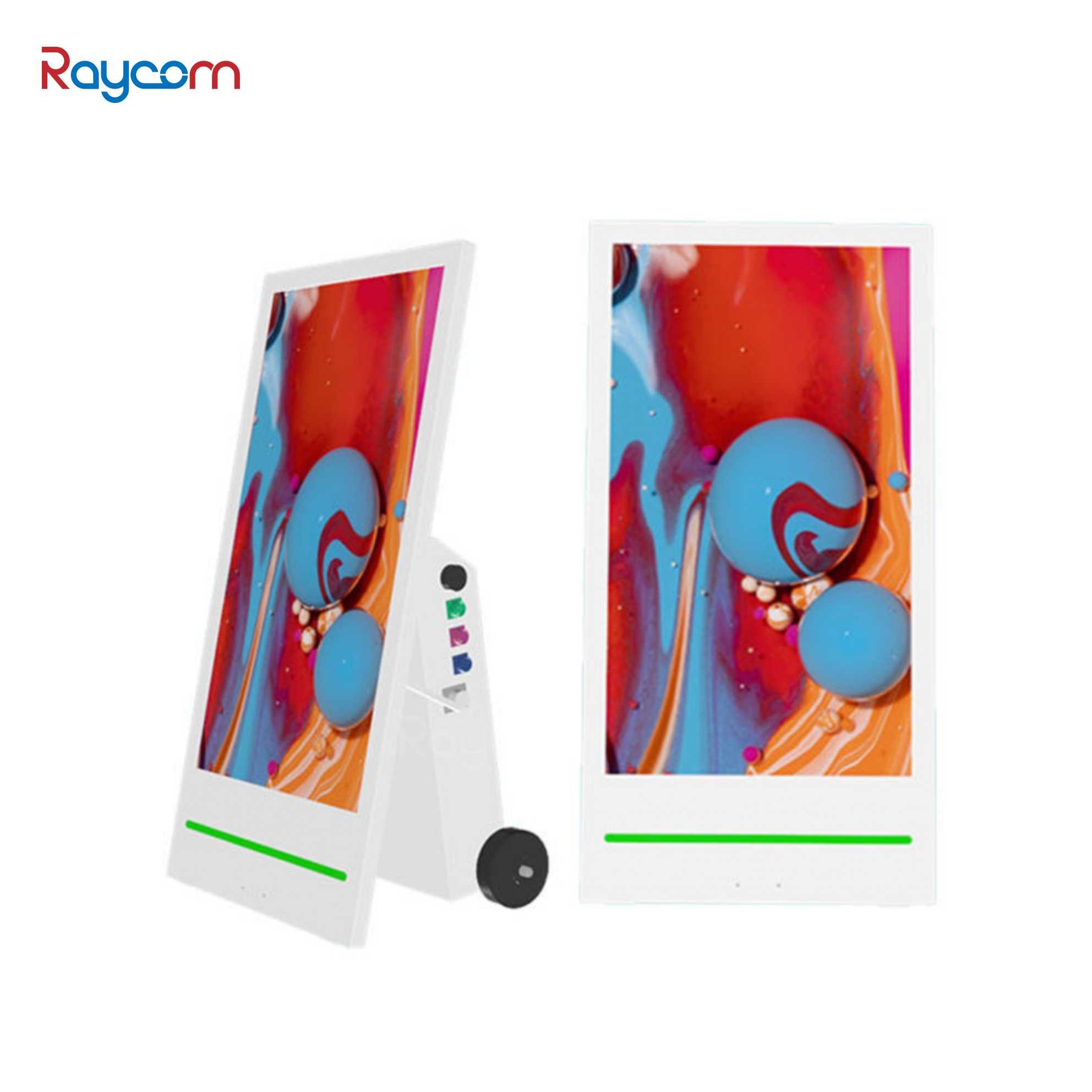 Raycom 43 Inch LCD Advertising Poster Display Screen Waterproof IP65 Foldable Outdoor Digital Signage SDK OEM Product Media Use