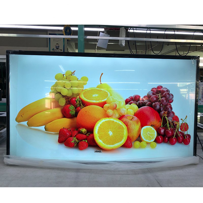 55 Inch 4K LCD Advertising Display TV Screen Monitor 4G Digital Signage Menu Board with External Android 9.0 Media Player Box