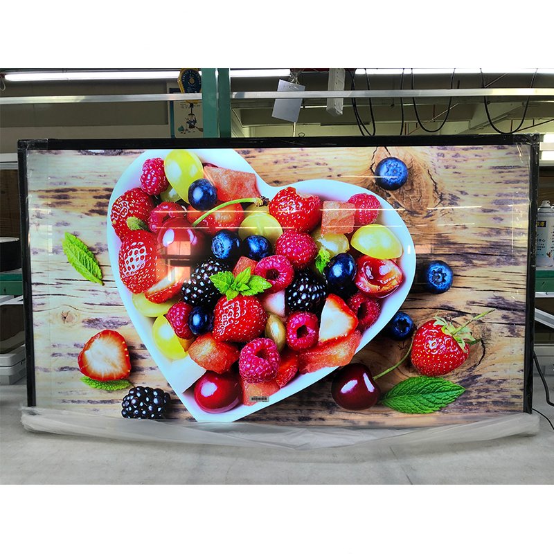 55 Inch 4K LCD Advertising Display TV Screen Monitor 4G Digital Signage Menu Board with External Android 9.0 Media Player Box