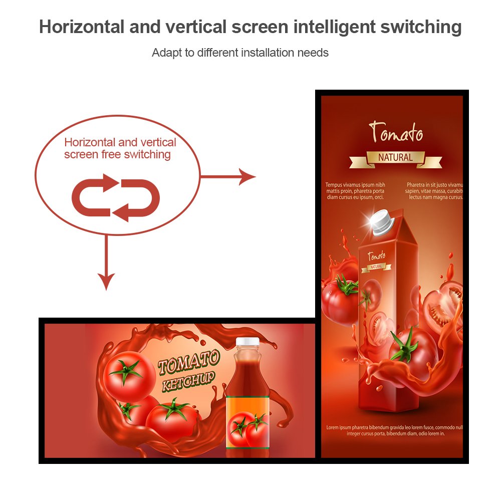 Custom Size Inch Ultra Wide High-resolution Stretched Bar Type Lcd advertising Display For Supermarket Shelf Retail
