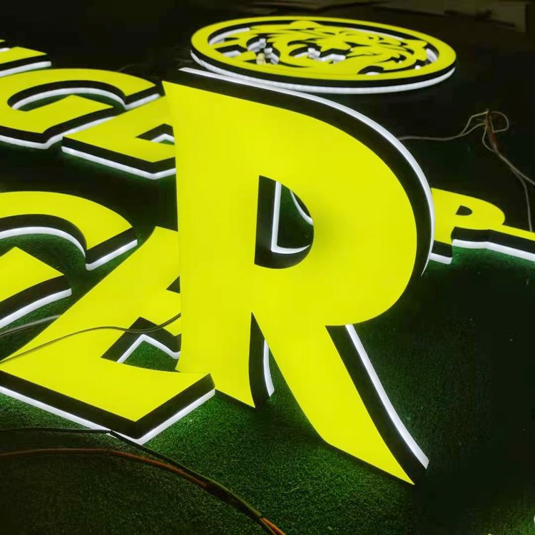 Custom sign store logo signage 3d letters led backlit sign led custom acrylic letter outdoor signage logo led sign for business