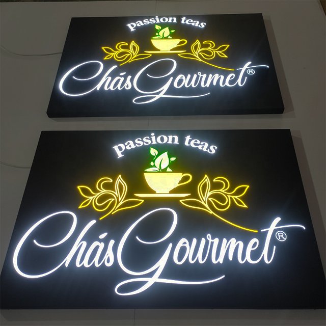 High quality stainless steel acrylic led letter lightbox led signboards custom advertising light boxes led sign for business