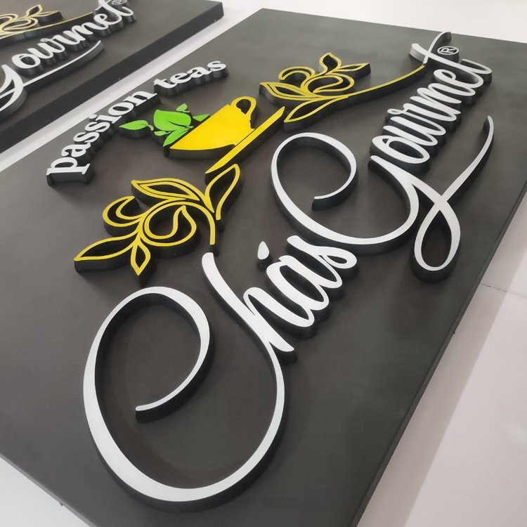 High quality stainless steel acrylic led letter lightbox led signboards custom advertising light boxes led sign for business