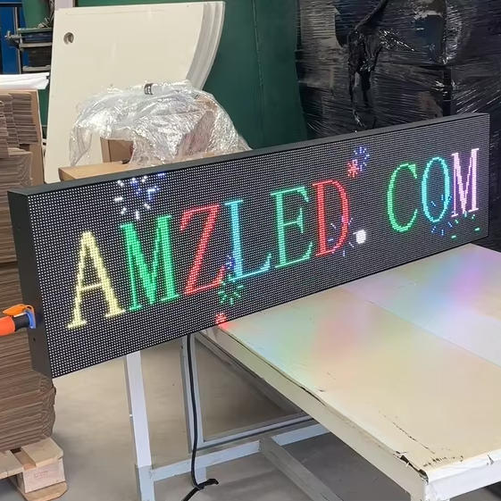 App Control Led Sign Board Programmable Messages Scrolling Led Sign Display For Advertising