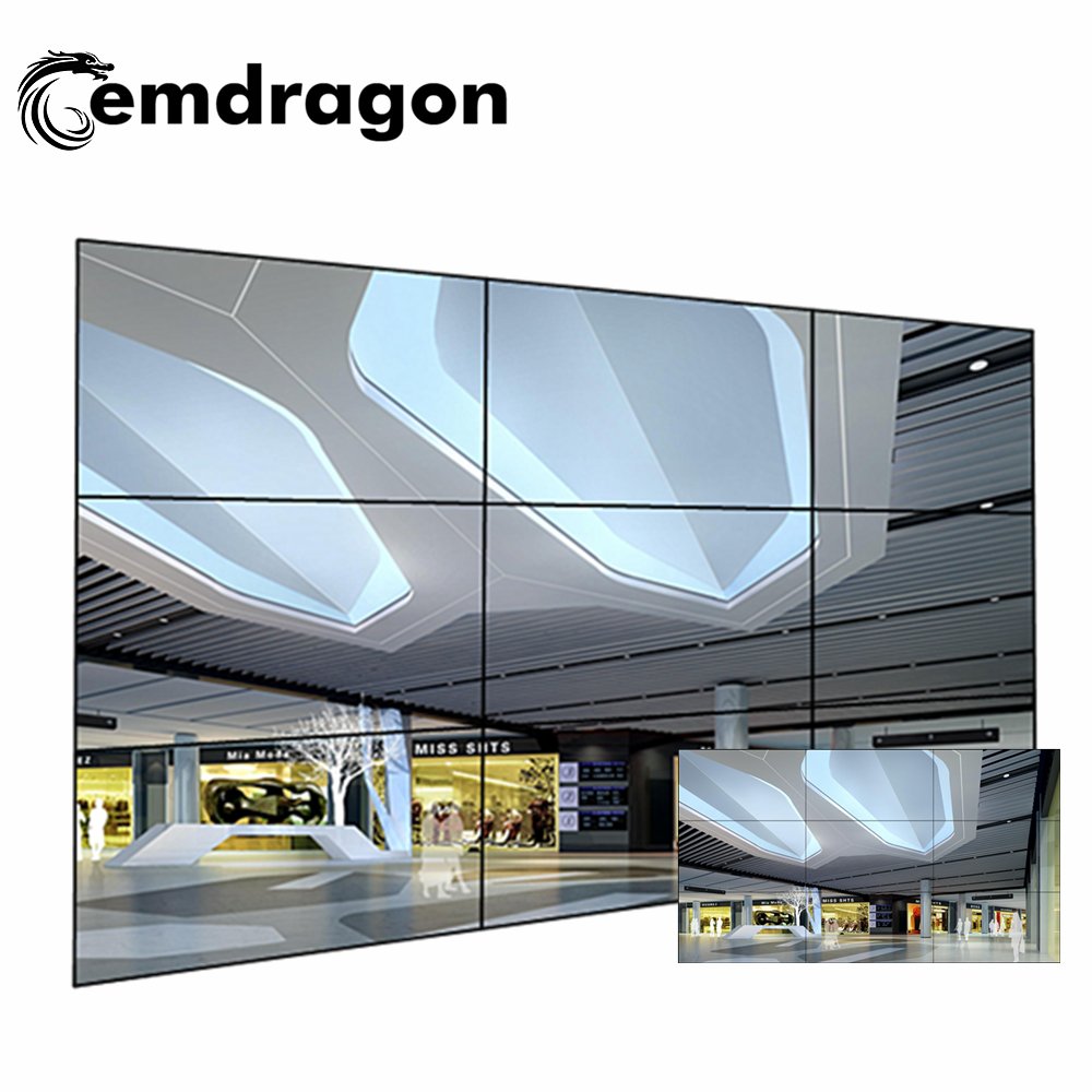 Digital Signage Backpack 46inch LCD Videowall 3.5mm 2 X 3 Wall Mount Digital Signage LED Monitor Advertising Sign Boards