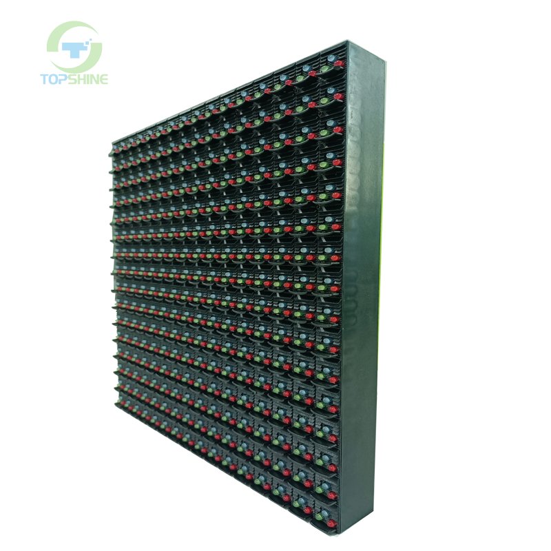 Outdoor P10/16/20 dual sides advertising board full color customized cross DIP led display 768*768mm P16 led pharmacy board