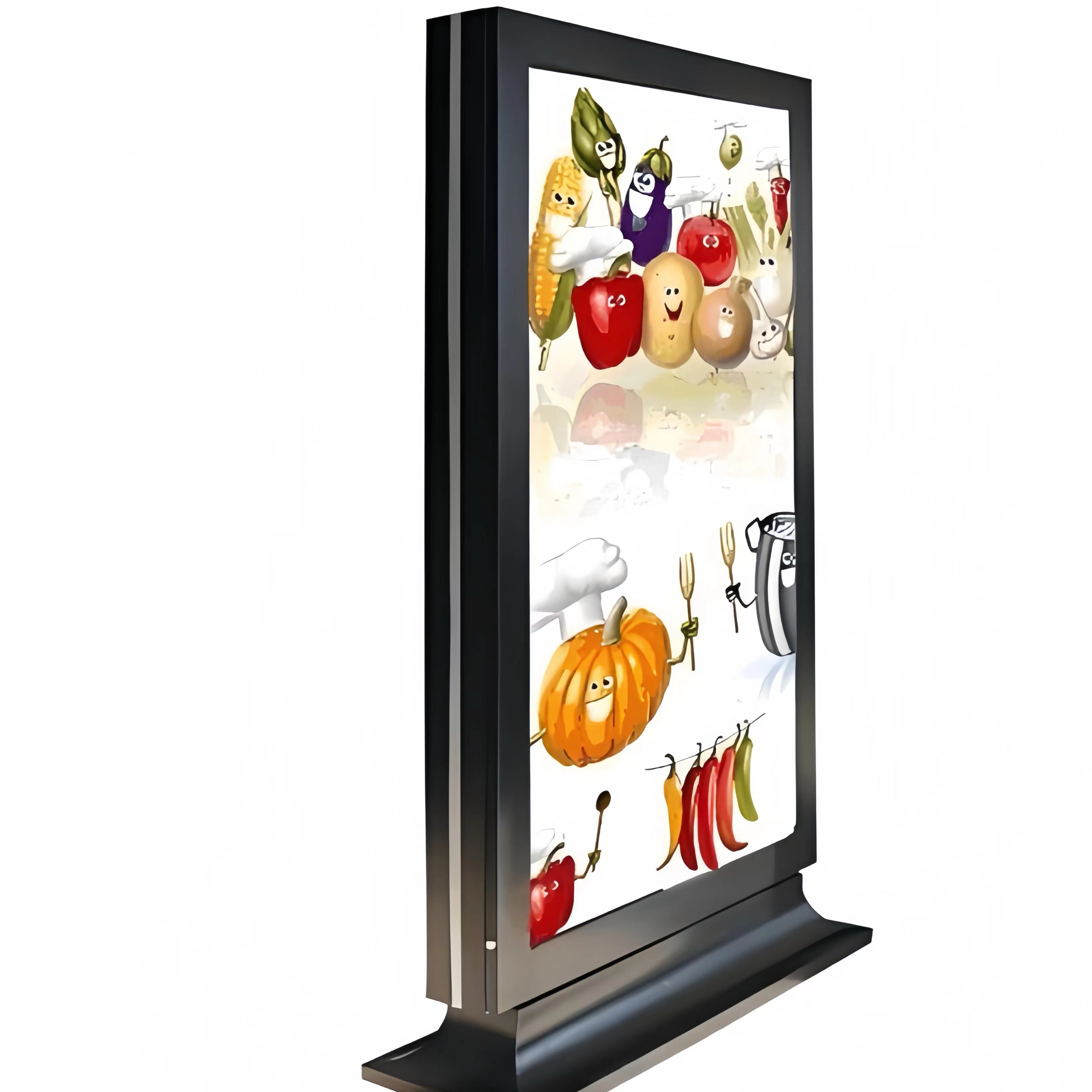Outdoor photo frame LED display board is suitable for stations, shopping malls advertising soft film card cloth light box cloth