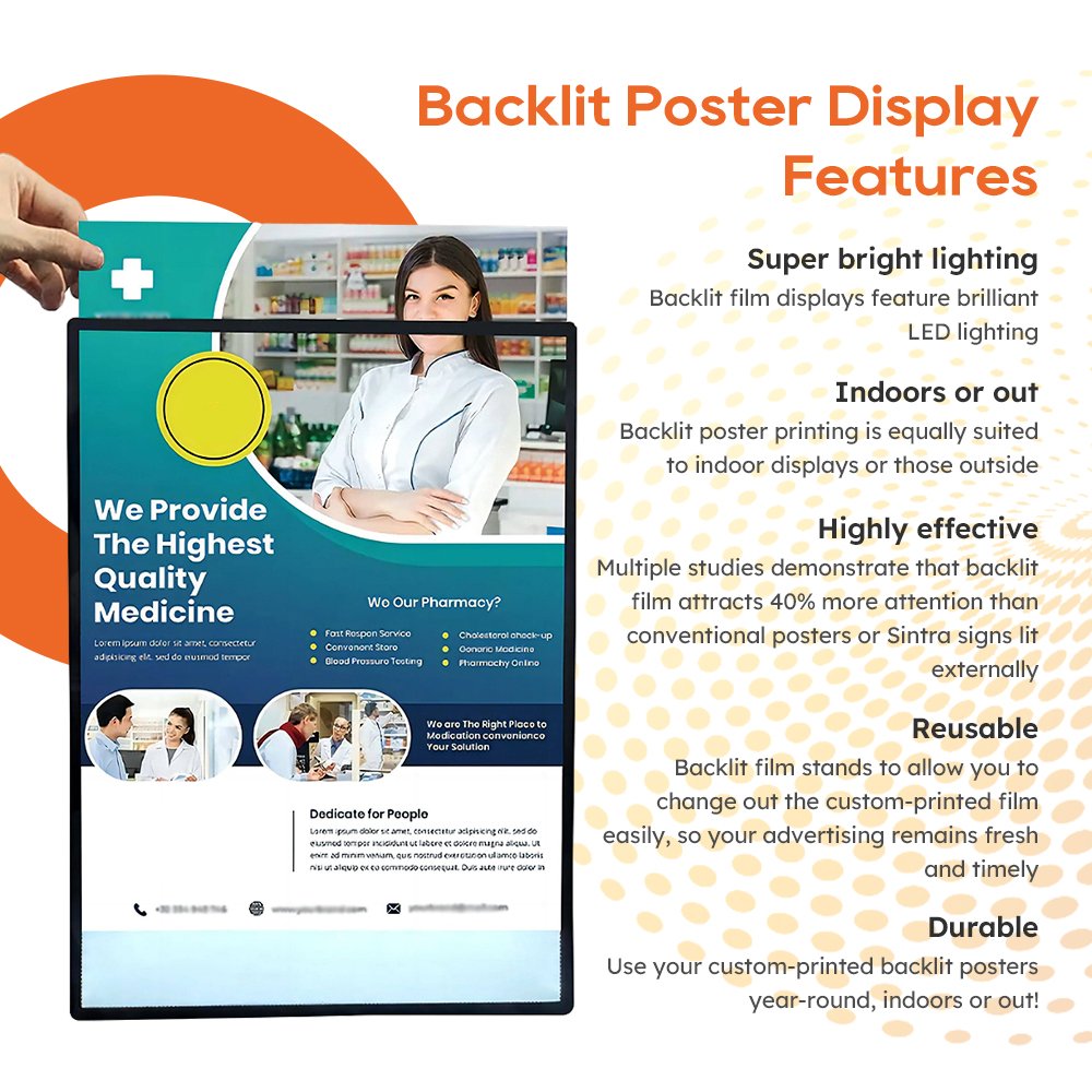 Outdoor photo frame LED display board is suitable for stations, shopping malls advertising soft film card cloth light box cloth