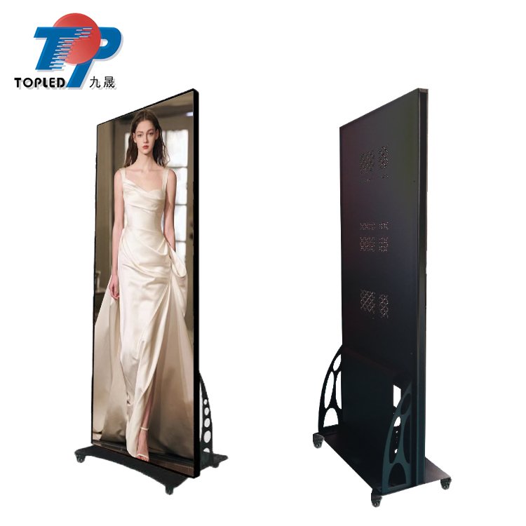LED Indoor P2.5 Portable Smart Advertising Player led screen Poster Display for Shopping mall
