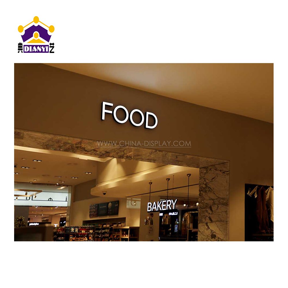 Newest Company Logo Custom Led Channel Signs Advertising 3D Letter Acrylic Sign Board Shop Name Board