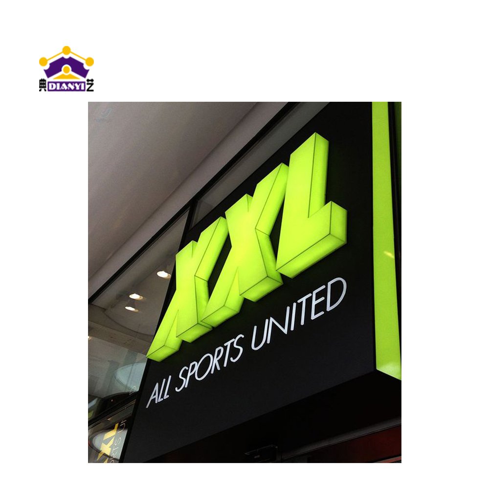 Newest Company Logo Custom Led Channel Signs Advertising 3D Letter Acrylic Sign Board Shop Name Board