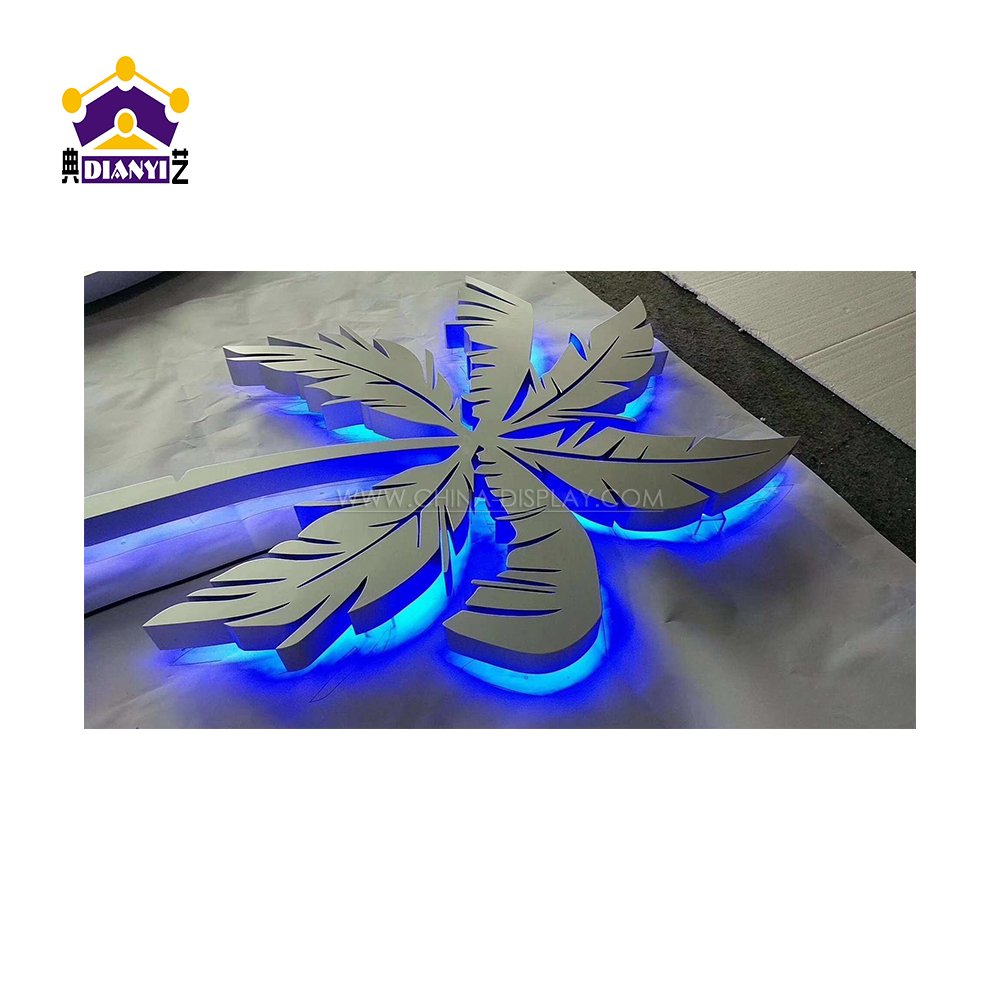 Newest Company Logo Custom Led Channel Signs Advertising 3D Letter Acrylic Sign Board Shop Name Board