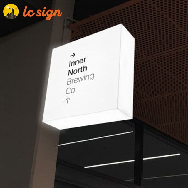 Outdoor Board Rectangle Custom Business Light Box Sign Led Outdoor Led Advertising Light Box Acrylic Lightbox