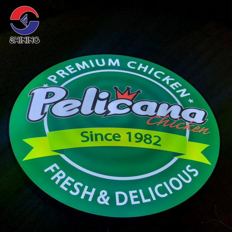 Shining Sign Custom Letter Logo Led Lightbox Sign White Led Light Advertising Outdoor Luminous 3D Light Box