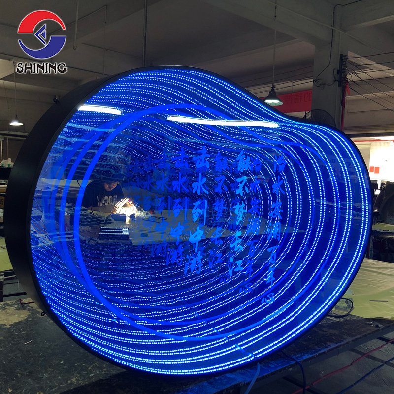 Shining Sign Custom Letter Logo Led Lightbox Sign White Led Light Advertising Outdoor Luminous 3D Light Box