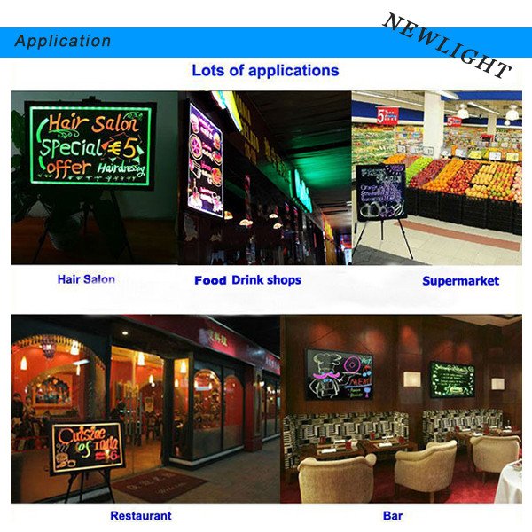 LED writing boards easy to writing advertising message cheaper price