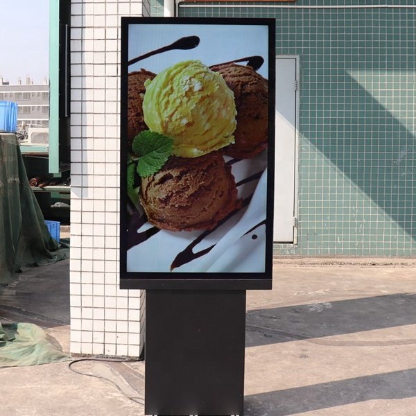 55 inch High-Visibility outdoor LCD KIOSK advertising machine display digital information screen Outdoor Advertising Board