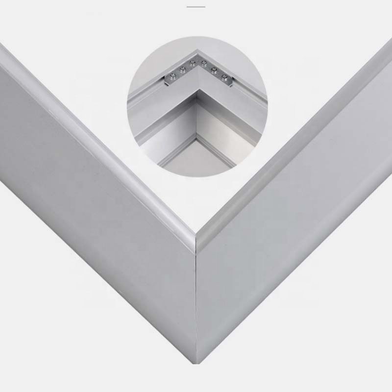 Free stand low consumption fabric light box aluminum frame edgelit LED billboard trade show advertising sign