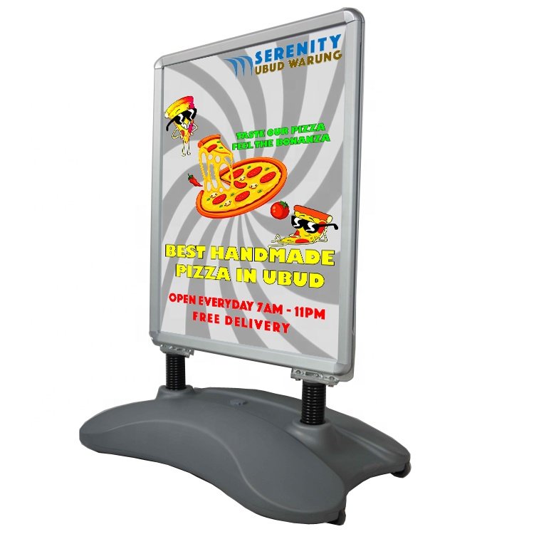 outdoor A board waterbase A board A1 pavement signs display for advertising