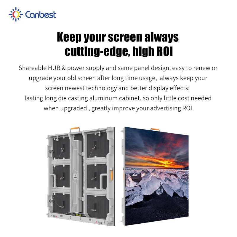 Outdoor 4X8 National Star P6 P10 Led Video Sign Board Screen Painel Ip65 Led Video Wall Videowall Cabinet 4M X 3M Led Billboard