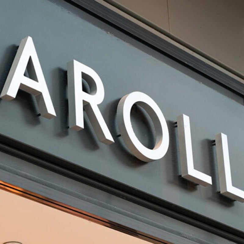 Outdoor Business Sign Word Logo Signage Stainless Steel Led Sign Board Outdoor Advertising Indoor Acrylic Led Light Sign Letter