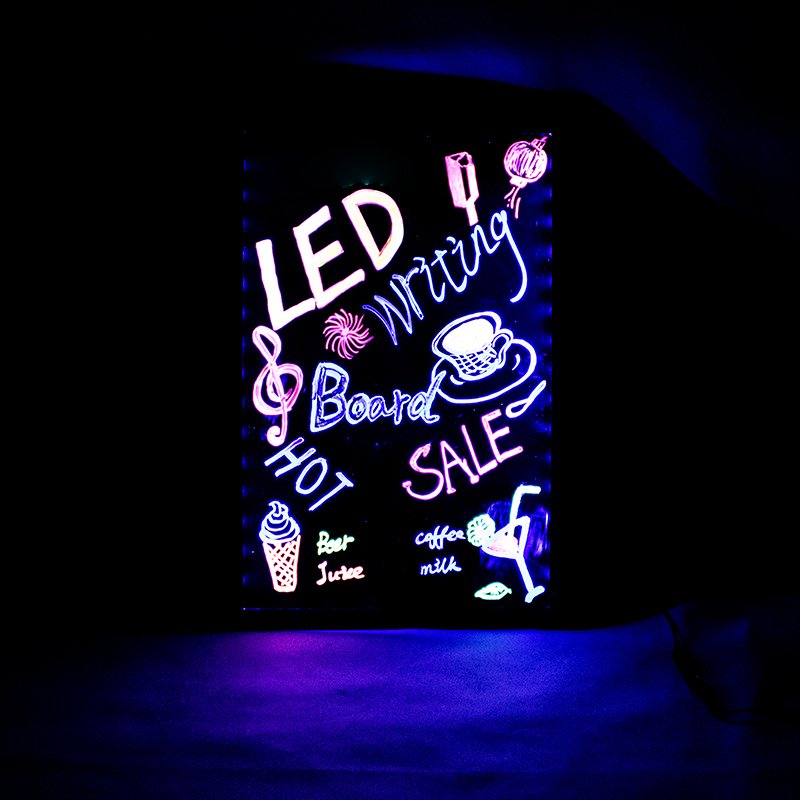 New led technology writing board Ulta-thin advertising drawing tablet