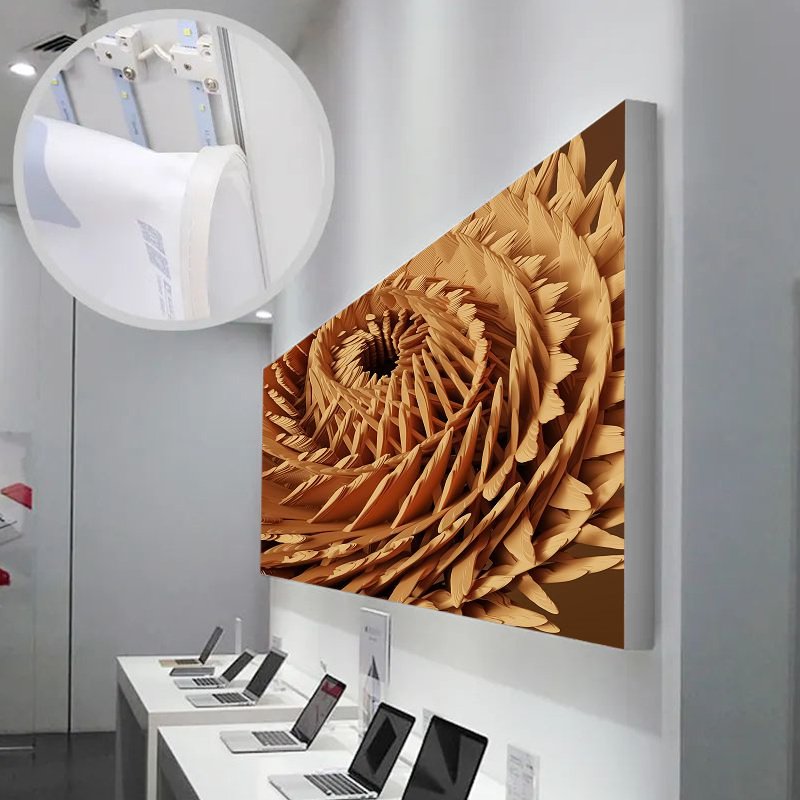 Pictures Aluminum Light Box Lcd Digital Menu Board Lightbox Cinema Advertising Transparent Plastic Frame
