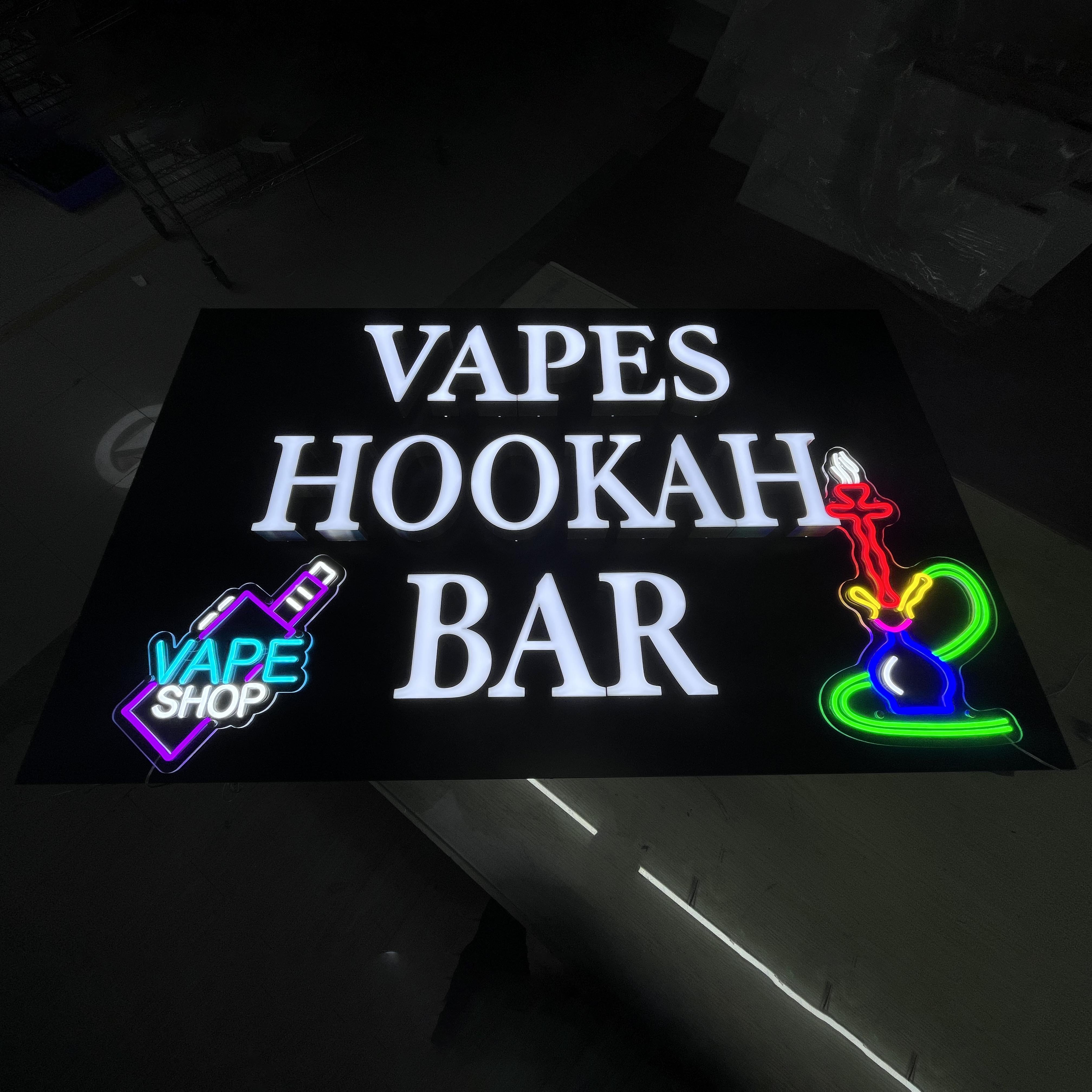 Custom pharmacy led sign personalized office wall name light up board ice cream pizza night club illuminated billboards