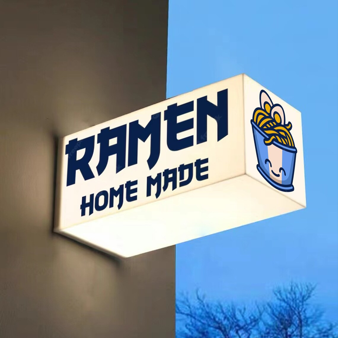 Menu Board Restaurant Commercial Advertising Board Led Light Customized Acrylic Box Sign