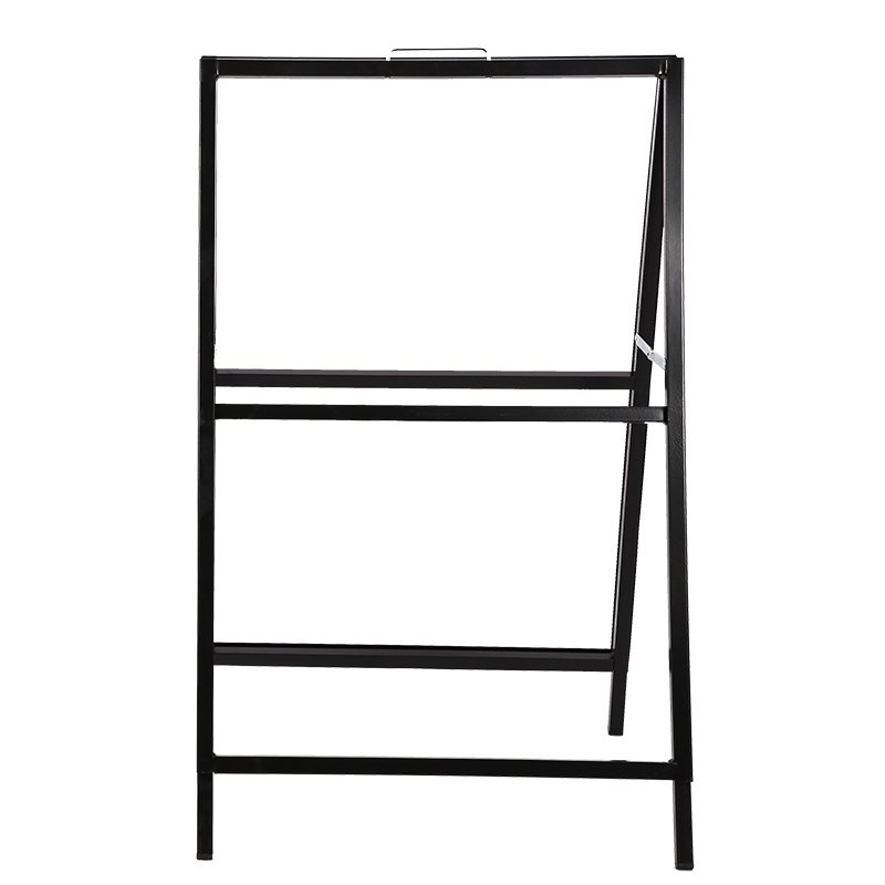 Portable Double Sides Restaurant Advertising Boards Iron A frame Sign Holder Poster Stand Display For Promotion