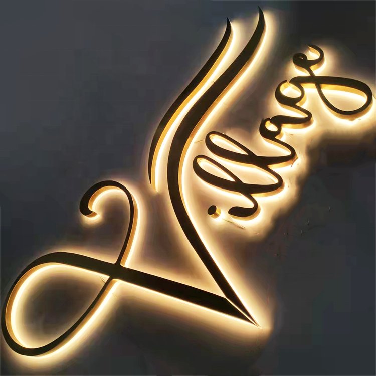 outdoor 3d led Logo Sign LED Backlit Letters Custom LED Signage 3D Sign Backlit Channel Letter Signage LED Sign for business
