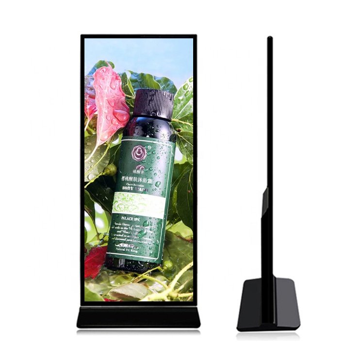 Indoor selling 4K Full-Screen Board Interactive Digital Signage Display Screen Vertical Advertising ultra thin lcd screen poster