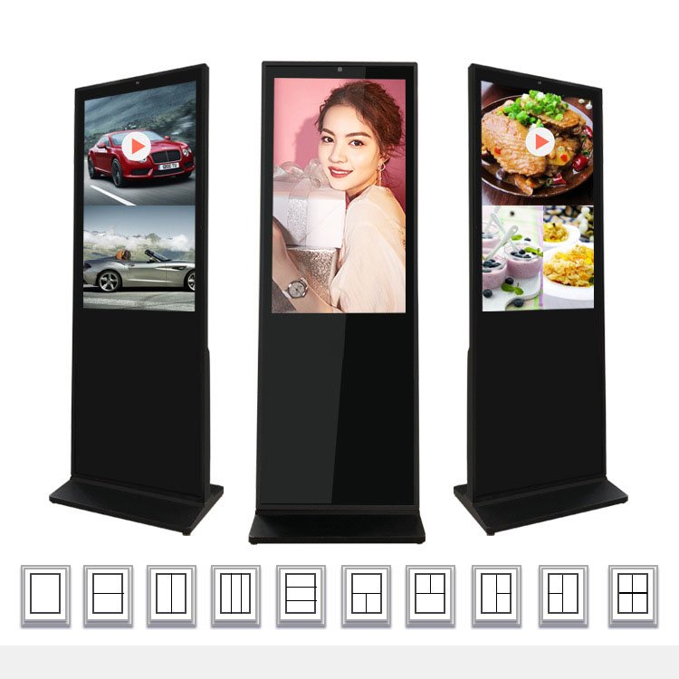 LCD Commercial Advertising Display Screen 32-55 "Digital signage smart board monitor usb media player for display stand