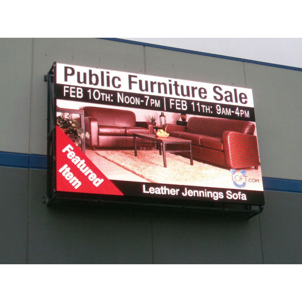 Affichag Panneau Exterieur Afficheur Publicitaire Dynamic Advertising Ecran Ge Frameless Led Display Screen Billboard Ecran Wall