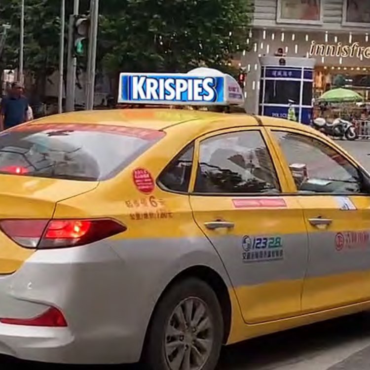 Outdoor Advertising Screen HD Video Playback Display Cab LED Display